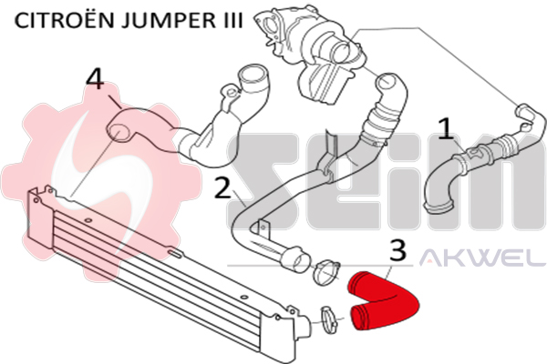 Durites turbo 981165