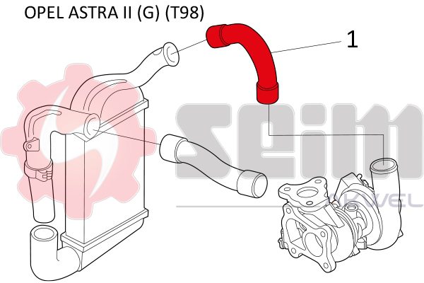 Durites turbo 981462